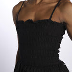 Top MARTINA elastico sangallo DM 1229 BLACK damson madder 