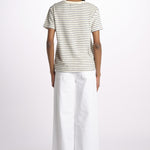 T-shirt girocollo spugna righe SKY DREAMERS BIANCO howlin' 