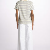 T-shirt girocollo spugna righe SKY DREAMERS BIANCO howlin' 