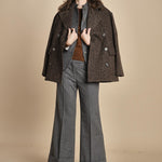 pantalone cropped con risvolto MELODIA 652923 50 quelledue 