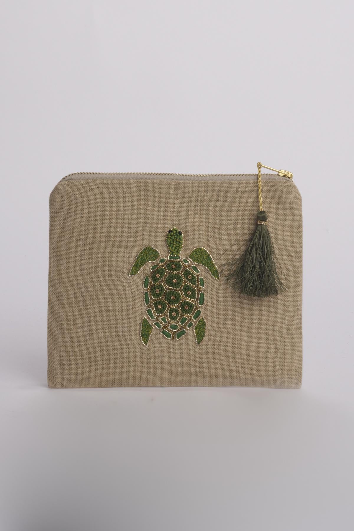 TARTARUGA pochette piccola P0770 BE benaras soleil 
