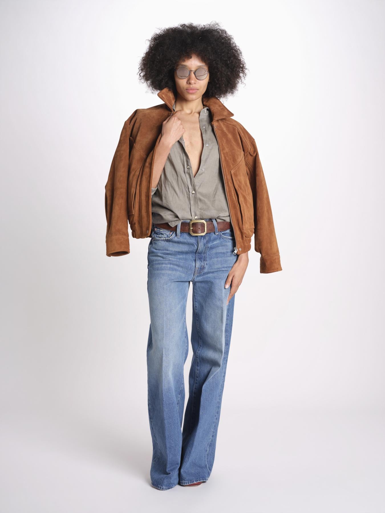 camicia uomo lino con automatici SABRILI MILITARE milaura 