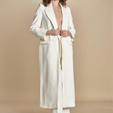 cappotto lungo smoking JIL ANN  IO1100X9049 WH011 ivy oak 