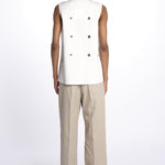 BRODY top con anelli BRODY OFF WHITE sofie d'hoore 