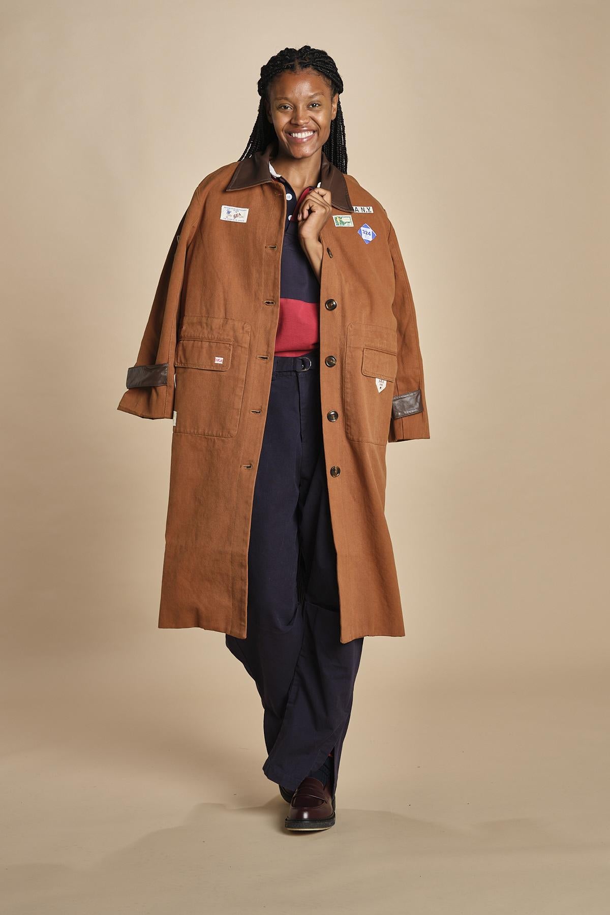 cappotto lungo CAROLYN 039 CAMEL sea ny 