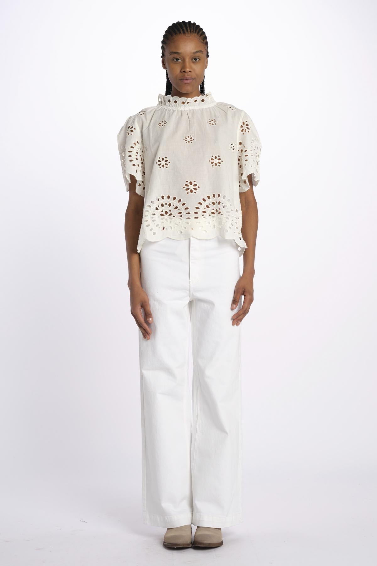 DARLENE camicia con ricami DARLENE 010 bellerose 