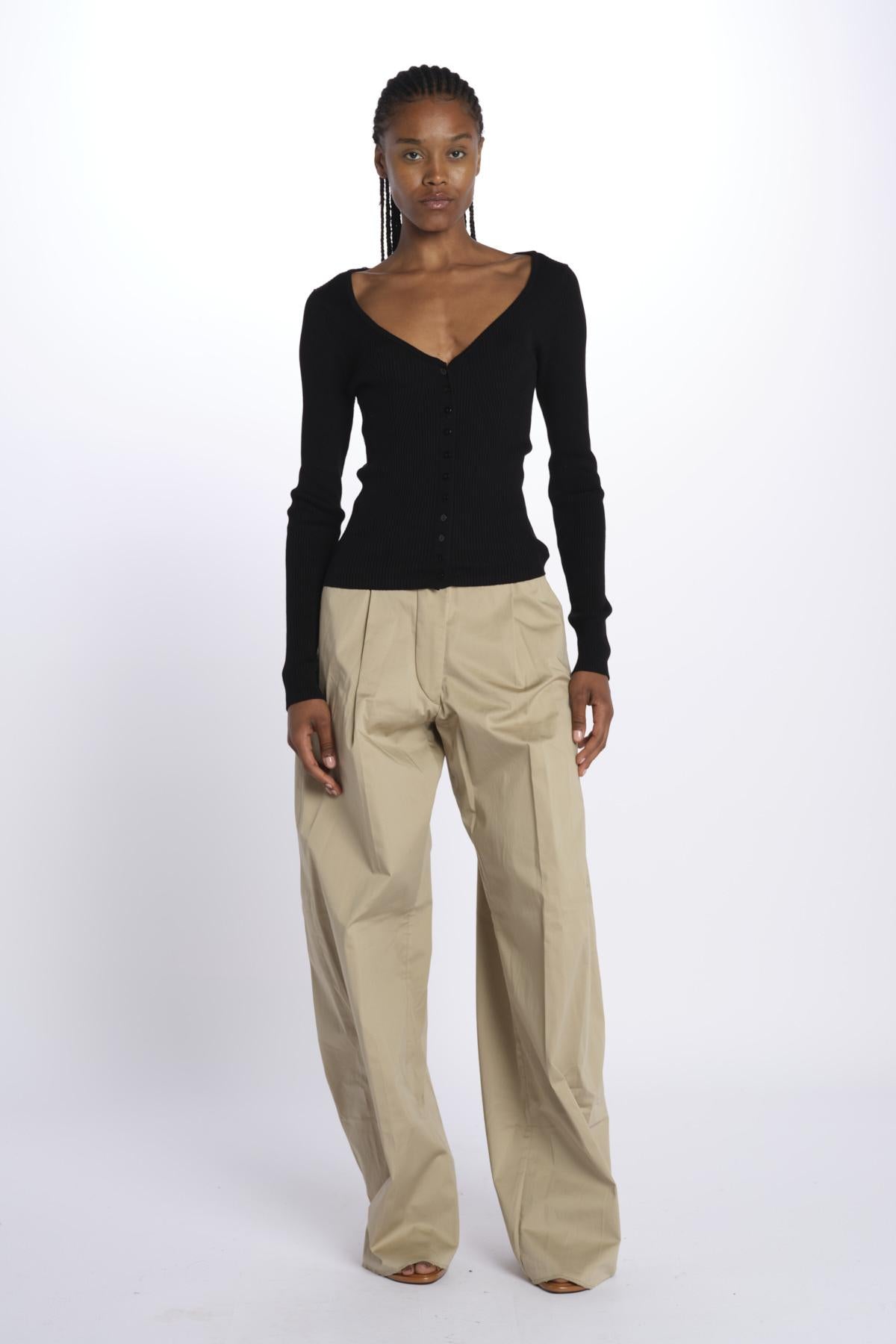 Cardigan GILI costine 5539106 BLACK herskind 