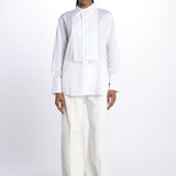 Camicia plastron con rouches MOD.5402 BIANCO aspesi 