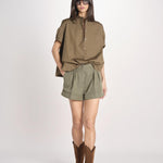 bermuda con risvolto 0222 85260 MILITARE aspesi 