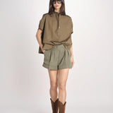 bermuda con risvolto 0222 85260 MILITARE aspesi 