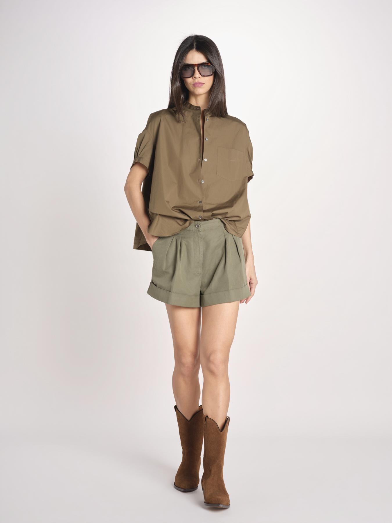 bermuda con risvolto 0222 85260 MILITARE aspesi 