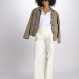 pantalone dritto in cotone MELODY 684 5410 quelledue 