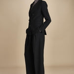 doppiopetto in tela lana SOPHIE BLACK true avenue 