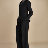 doppiopetto in tela lana SOPHIE BLACK true avenue 