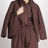 Blazer in cotone CYRANO CACAO sofie d'hoore 