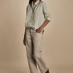 Camicia SELMA microstampa P28D0SELMA-T4733 S570 massimo alba 