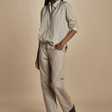 Camicia SELMA microstampa P28D0SELMA-T4733 S570 massimo alba 
