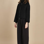 bomber in panno double BWELFRETF5 BLACK bombers original 