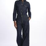  DARTED WIDE LEG JEAN BLU frame 