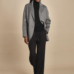 pantalone con coulisse tela lana CLIFF 5EVA01-V04013 NOIR vanessa bruno 