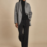 pantalone con coulisse tela lana CLIFF 5EVA01-V04013 NOIR vanessa bruno 