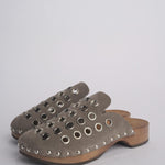 Zoccolo+borchie ROCK CLOGS 2 GREY jejia 