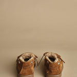 mocassino in suede foderato in lana con borchie. 68642 SARACENO alexander hotto 