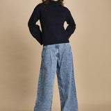 denim con pinces POPS STONE BLU bellerose 