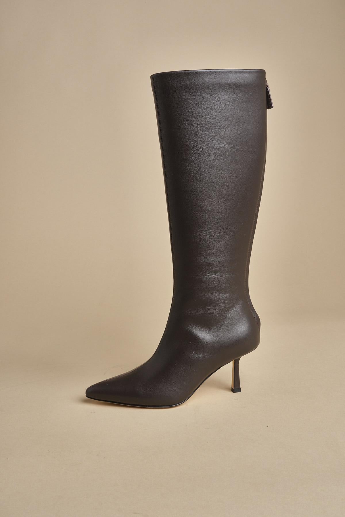 stivale alto liscio PETRA CALF F870SSN CHC studio AMELIA 