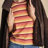 t-shirt righe THE LIL GOODIE GOODIE 8341 1730 mother 