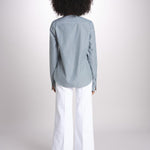 camicia a righe con collo guru MICA5630 BV milaura 