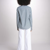 camicia a righe con collo guru MICA5630 BV milaura 