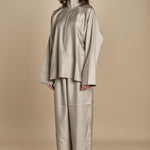 CARRACCI top in seta con zip CARRACCI STONE sofie d'hoore 