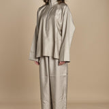 CARRACCI top in seta con zip CARRACCI STONE sofie d'hoore 