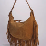 Borse grande con frange SWING XL FRANGES COGNAC ba&sh 