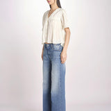 camicia m/c goffrata 038 CREAM sea ny 