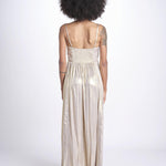 abito lungo con spalline sottili WWDR02613 GOLD 700 zadig & voltaire 