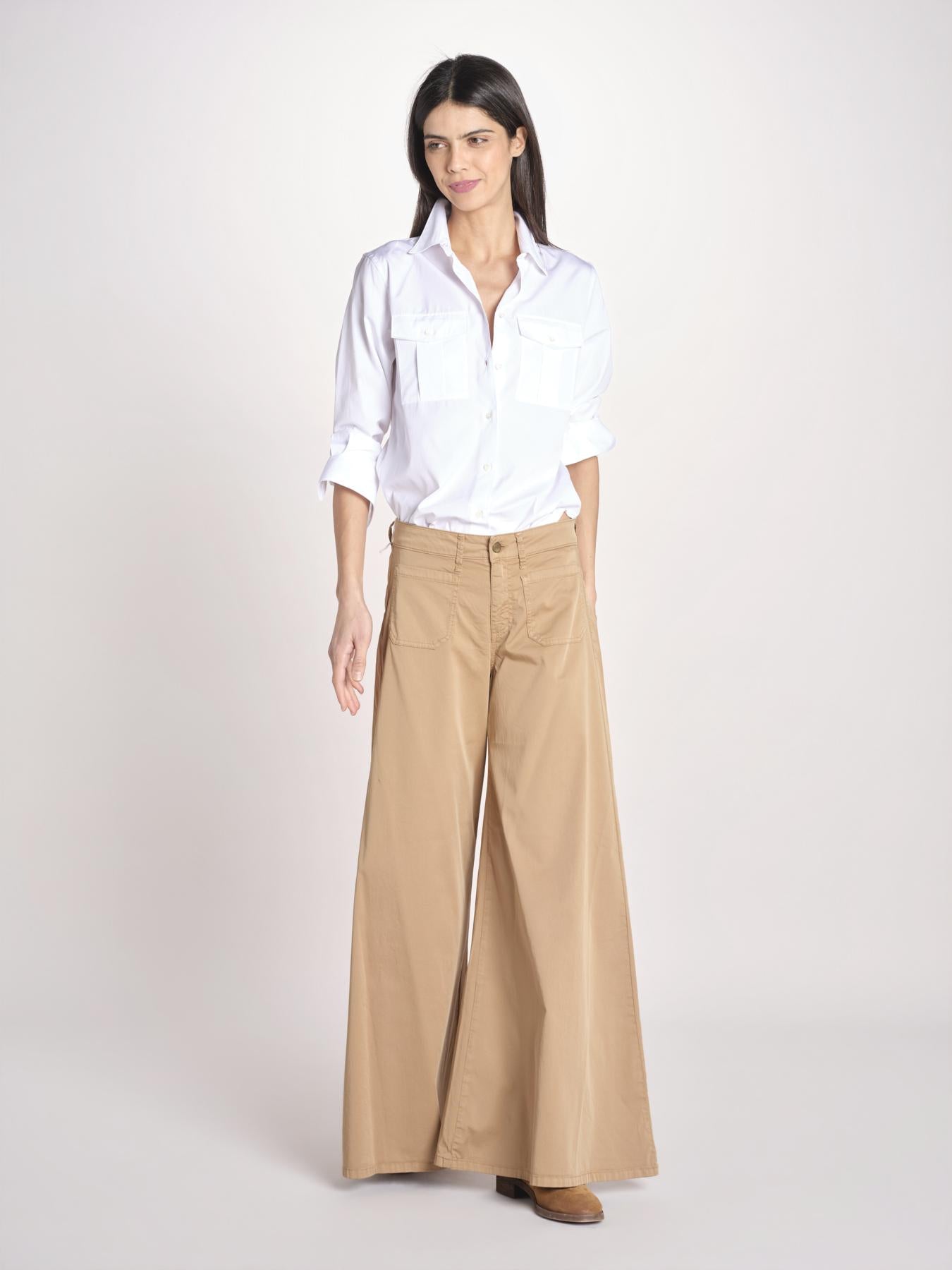 pantalone over 4 tasche GRACE XG02 183 NOCCIOLA ps don't forget me 