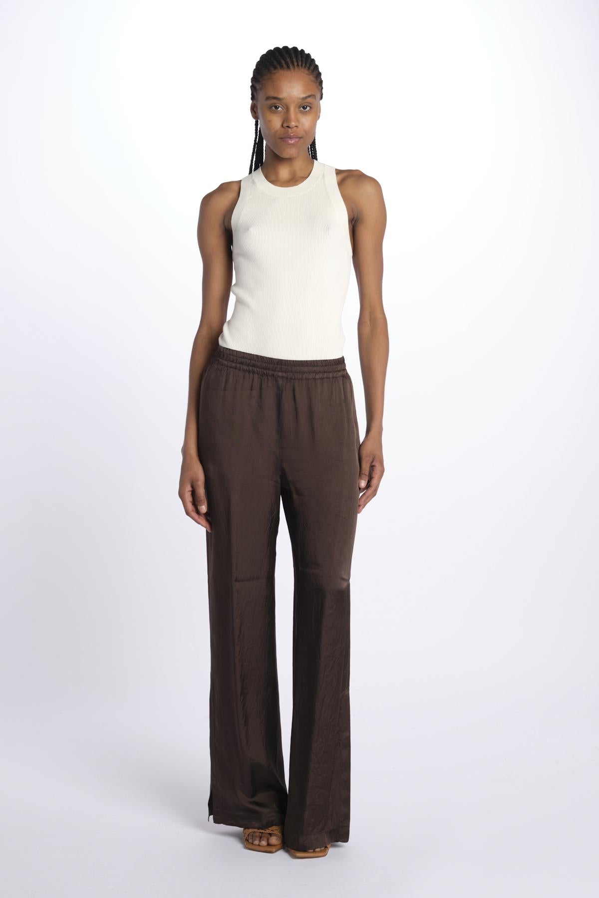 Pantaloni viscosa MOD.0187 CAFFE aspesi 