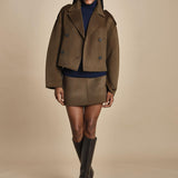 peacoat corto BERAM 1HVA25-V03738 MILITARE vanessa bruno 