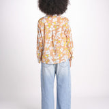 camicia stampa fiori VT6247 PEACH zen ethic 