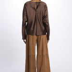 Camicia CANDY raso 5453187 TOFFEE herskind 
