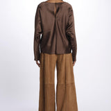 Camicia CANDY raso 5453187 TOFFEE herskind 