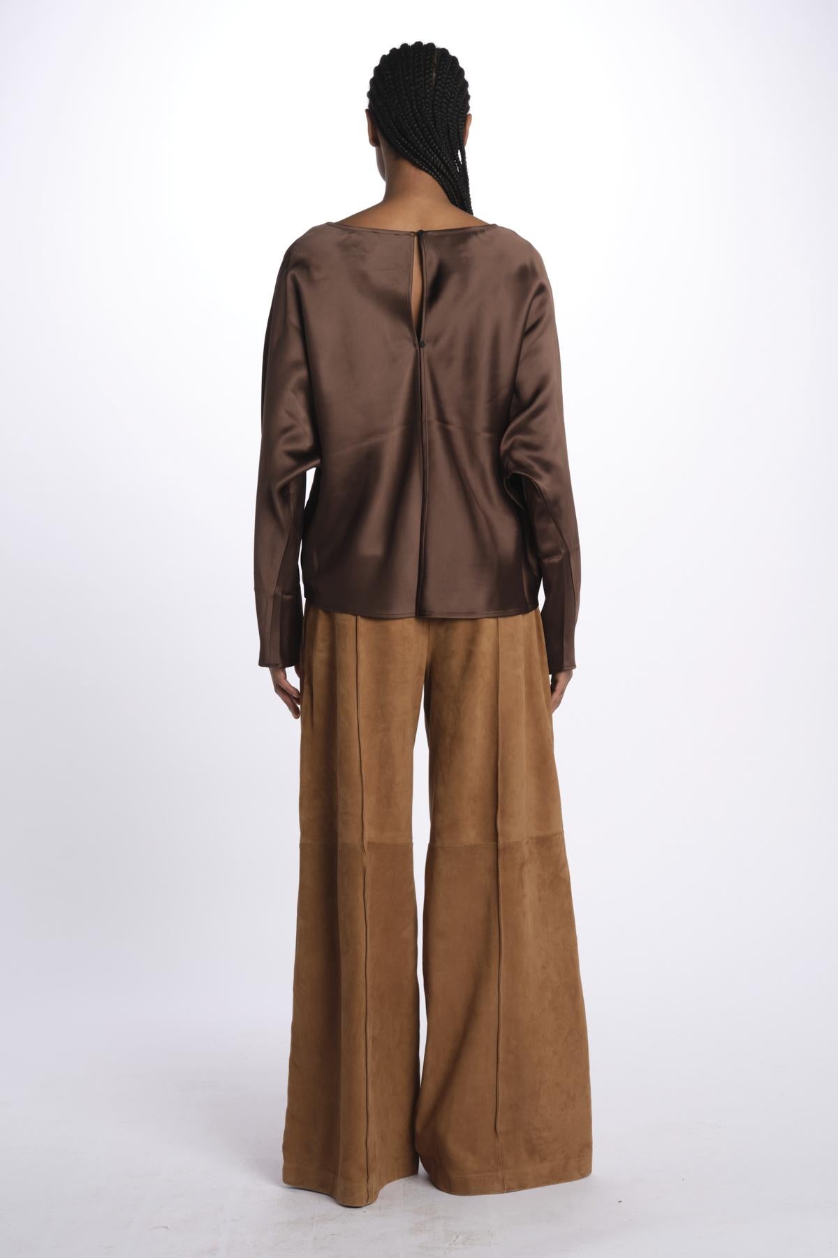 Camicia CANDY raso 5453187 TOFFEE herskind 