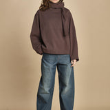 top in jersey con nodo. SWE0400FREJA MAR45 soeur 