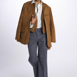 Pantalone MELODIA cropped risvolto MELODIA65254 70 quelledue 