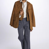 Pantalone MELODIA cropped risvolto MELODIA65254 70 quelledue 