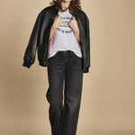 tshirt con scritta. JWTS02769 WHITE 107 zadig & voltaire 