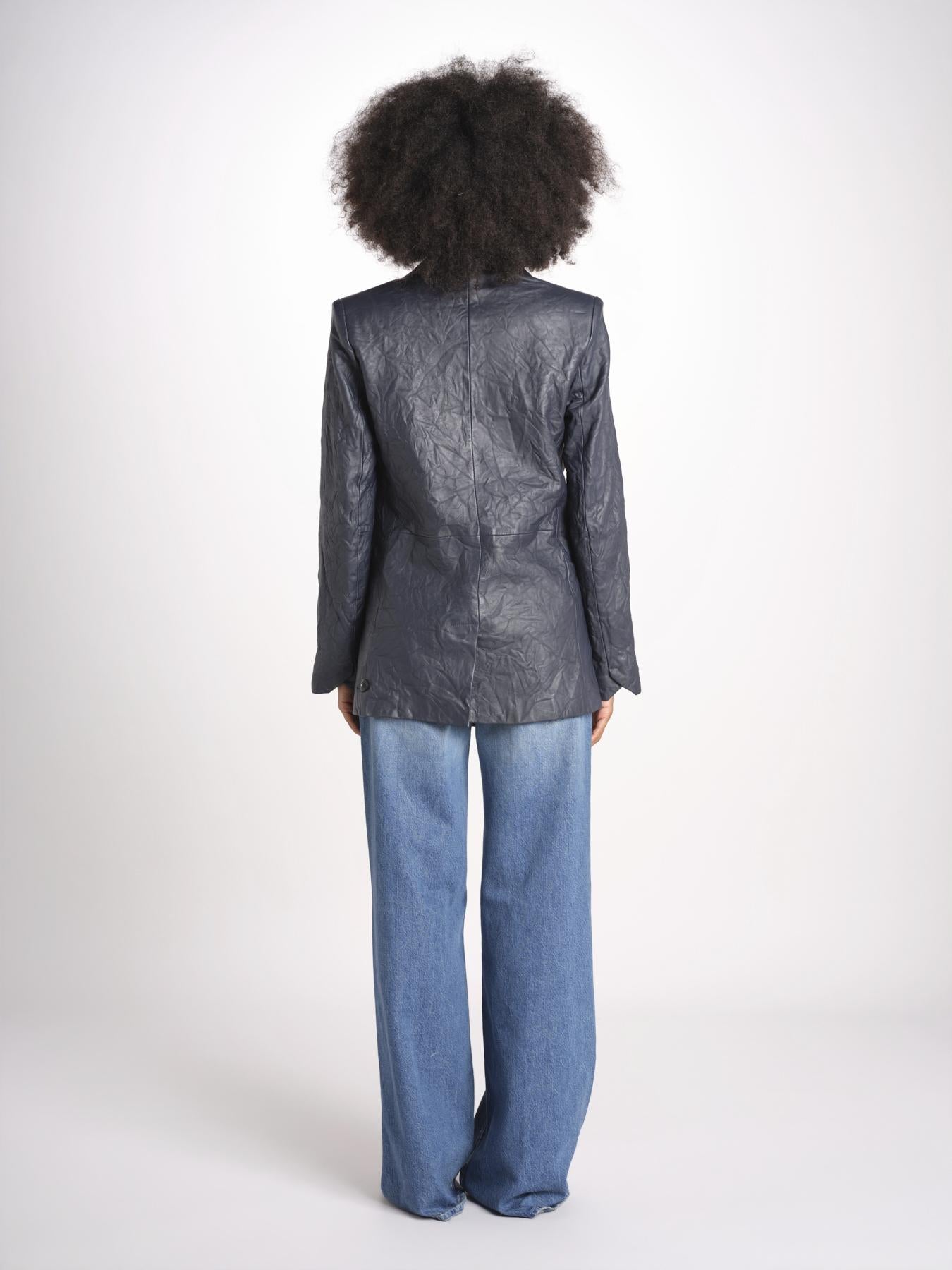 Blazer in pelle stropicciata RWBL00059 ENCRE 404 zadig & voltaire 