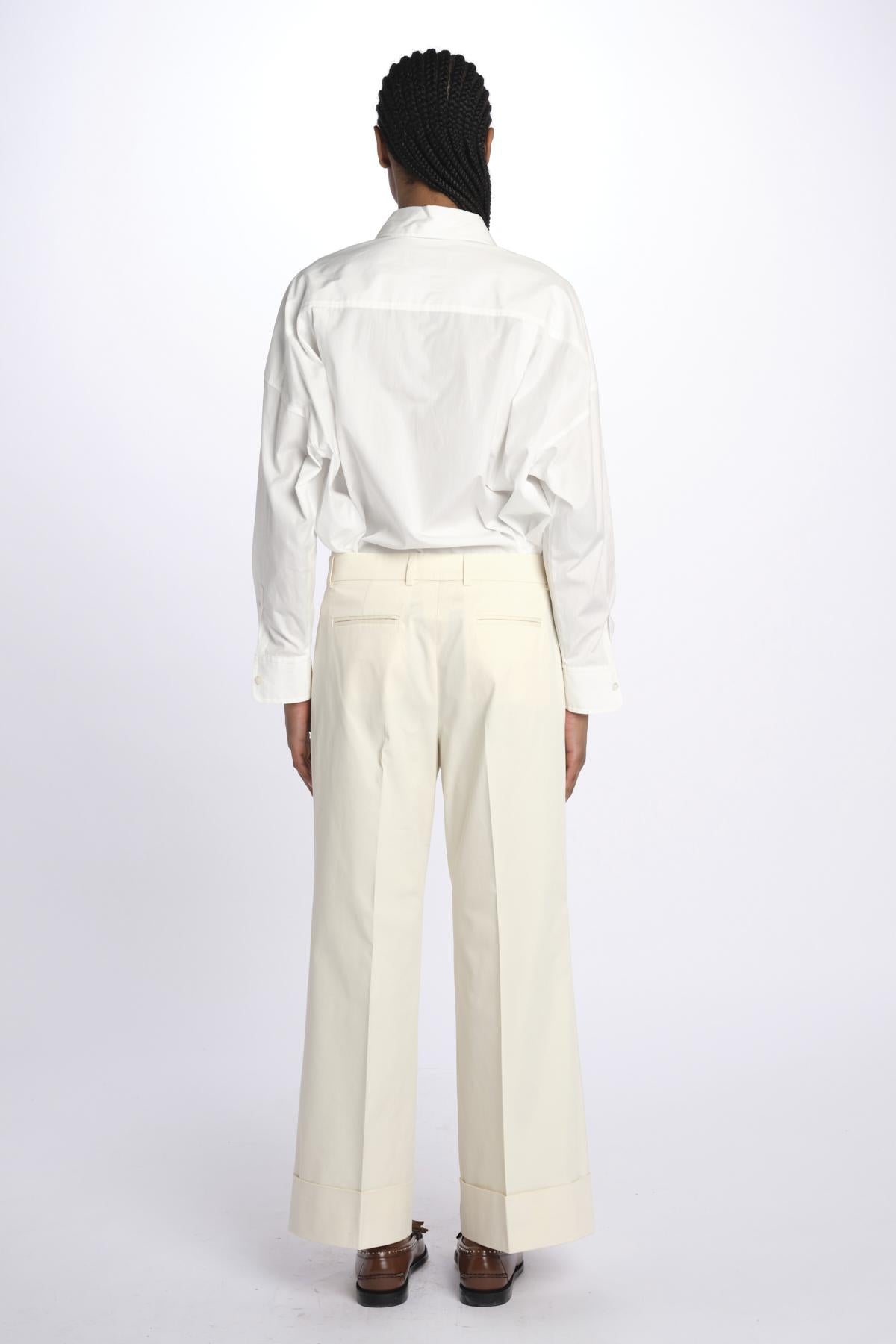 Pantalone MELODIA cropped risvolto MELODIA65254 10 quelledue 